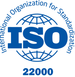 ISO 22000 certification logo