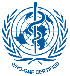 WHO-GMP certification logo
